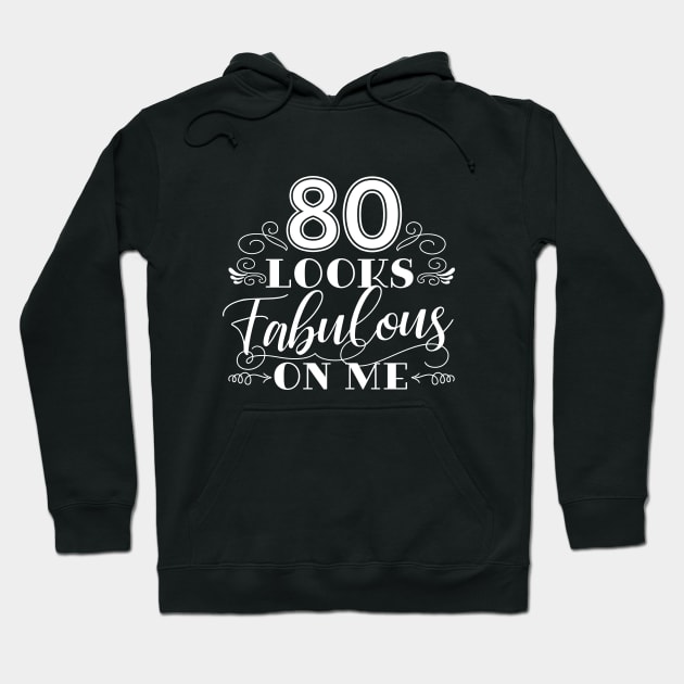 80 Looks Fabulous - Black Hoodie by AnnaBanana